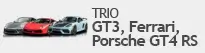 Stage de pilotage au circuit de Ladoux avec trio Porsche GT3 - Ferrari - Porsche GT4